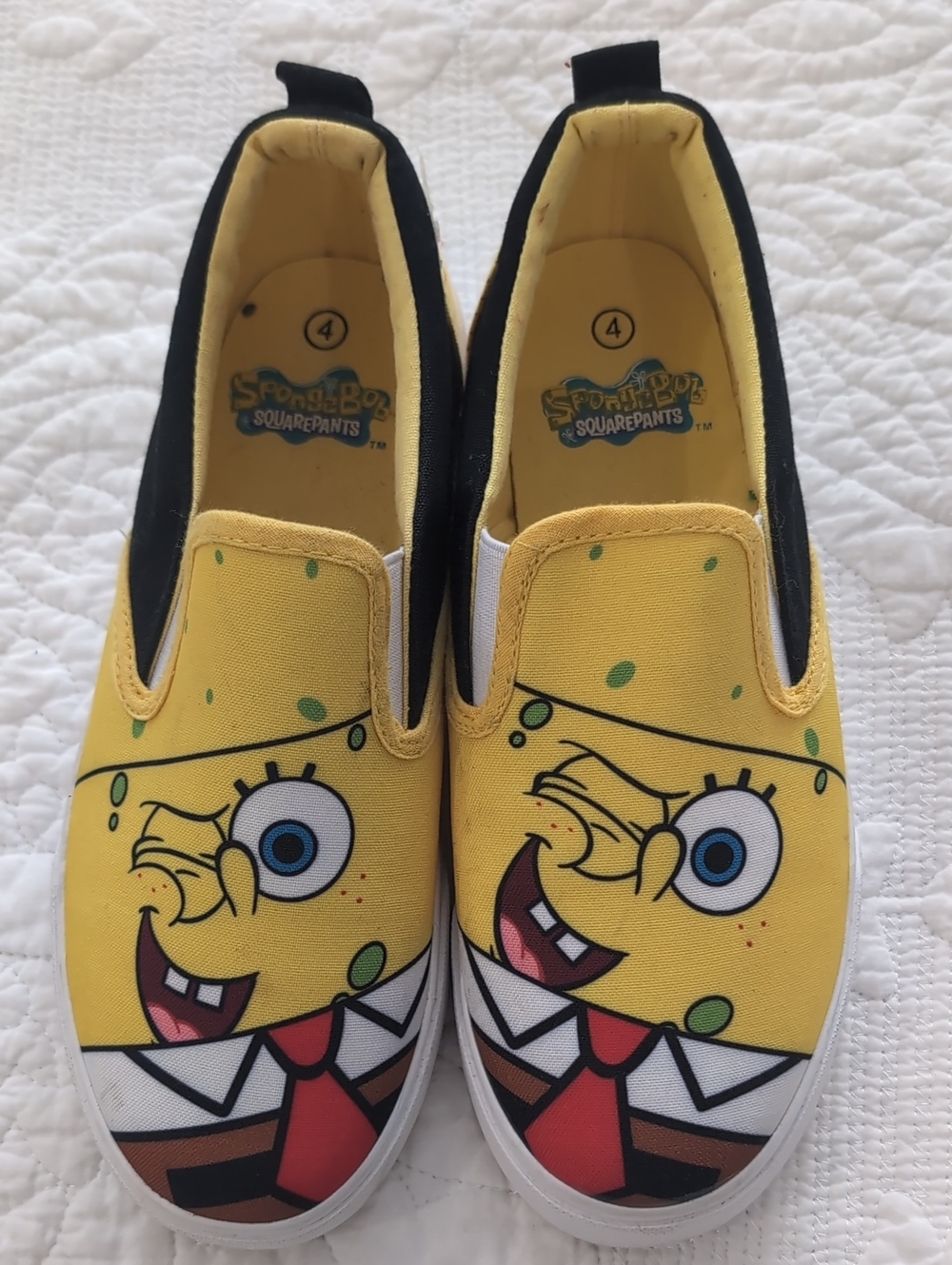 SpongeBob SquarePants Kids Slip-On Sneakers
